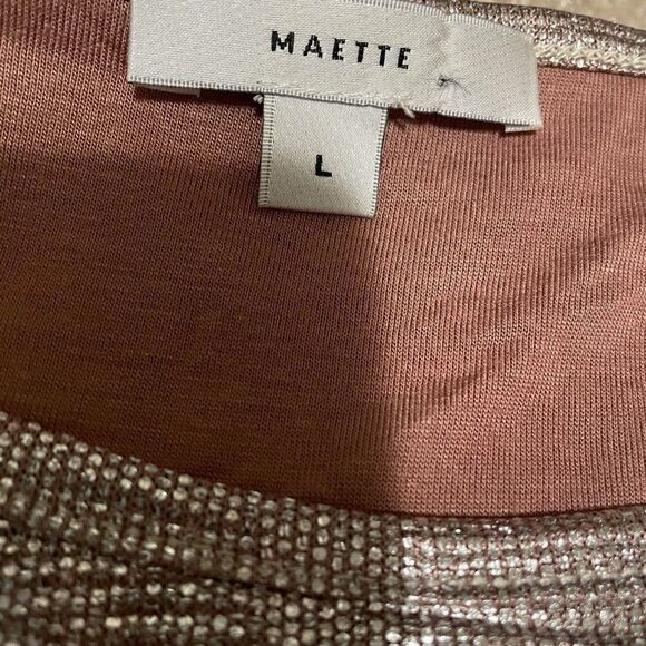 Large Silver Maette Sparkly Tee - Picture 5 of 6